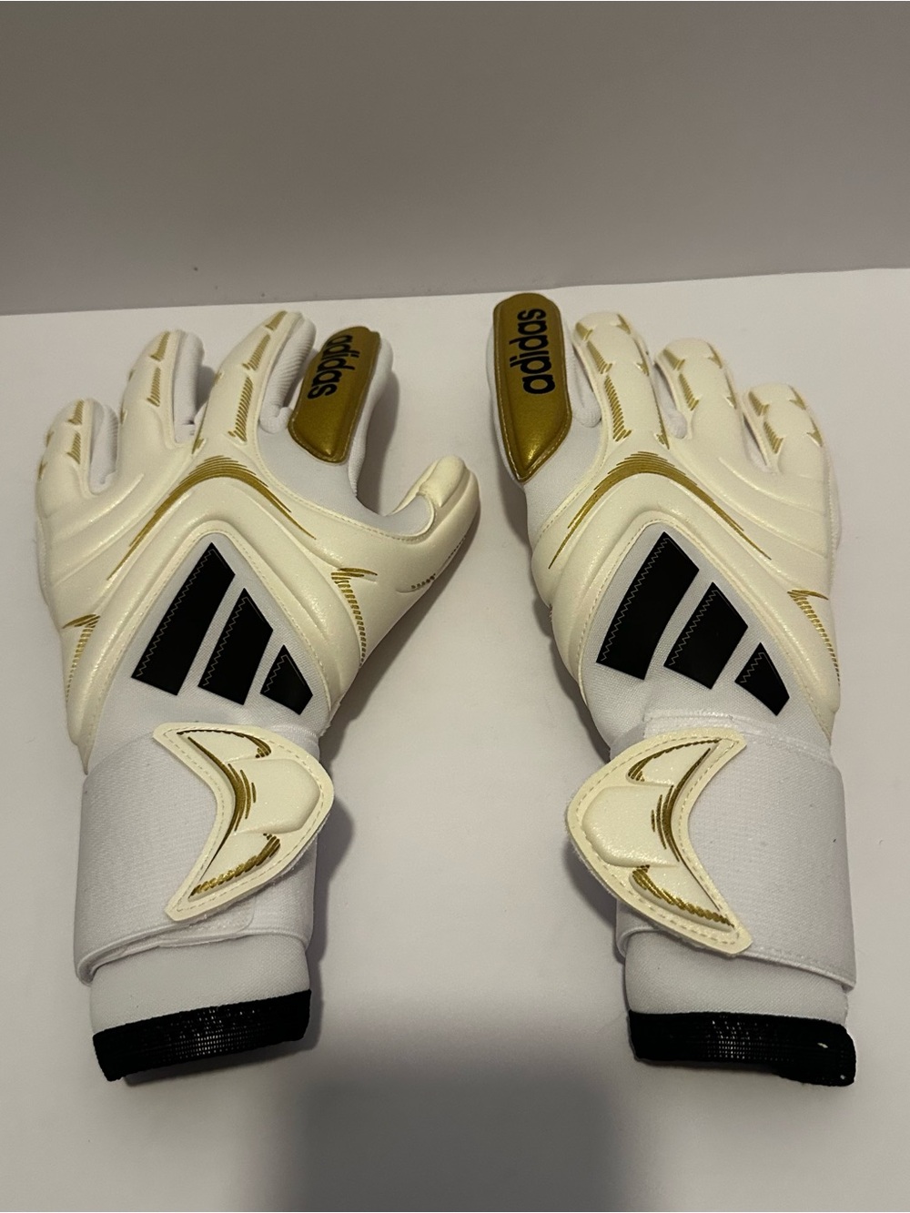 Adidas White & Gold Goalkeeper Gloves Copa Pro PC Mens 7